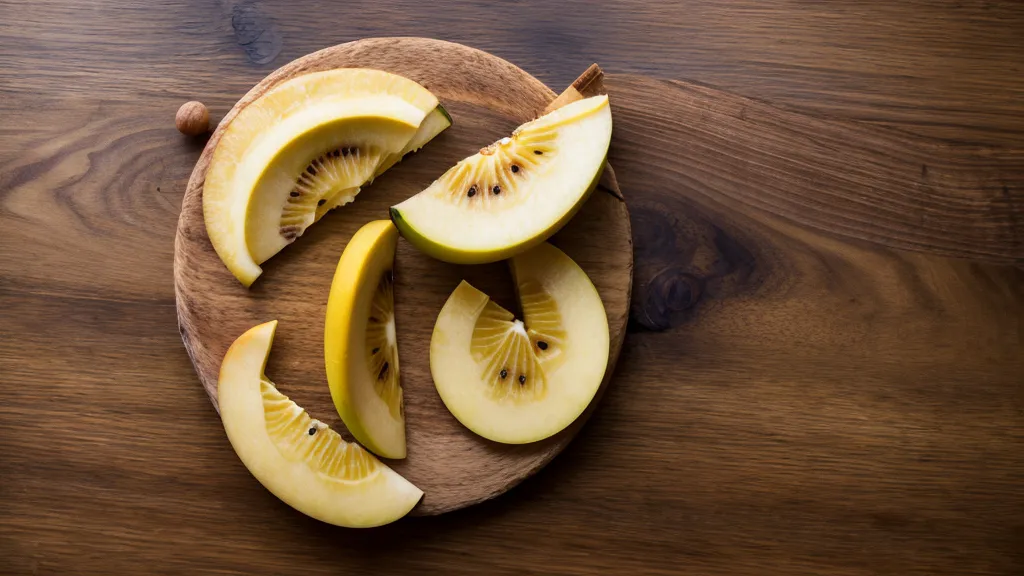 Morceaux de poires et bananes coupés en bâtonnets pour faciliter la prise en main par un bébé.