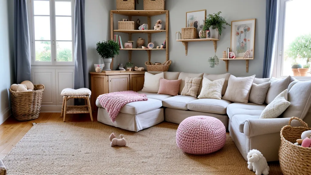Cubes en bois colorés éparpillés sur un parquet clair, utilisés pour observer la motricité libre et l'éveil moteur