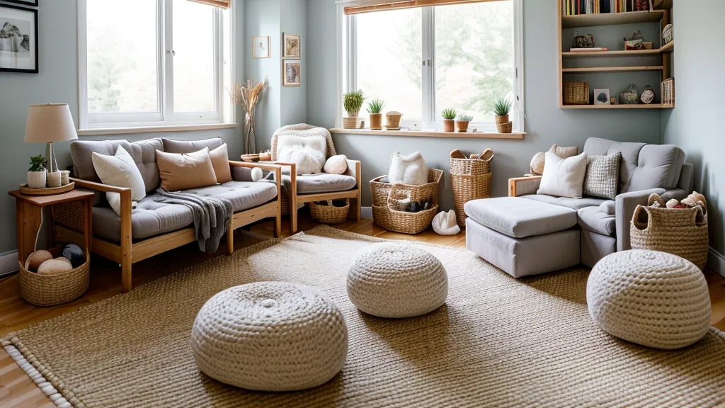 Cubes en bois éparpillés sur un parquet ciré, jeu de cause à effet pour bébé à la maison