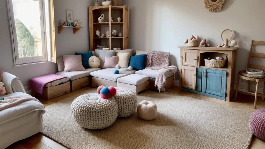 Tout-petit explorant la texture d'un brocoli en chaise haute, astuce repas difficile et exploration sensorielle