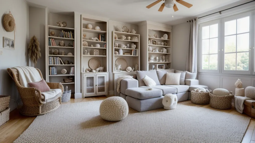 Coussins et matelas de sol pour une activité maison de motricité libre à petit budget