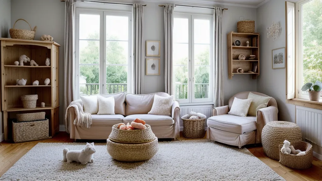 Plateau sensoriel avec lentilles sèches et cuillères en bois, utilisé en motricité libre pour stimuler l'éveil moteur du bébé